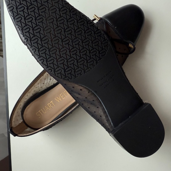 Stuart Weitzman Black and Tan Flats - Picture 4 of 10